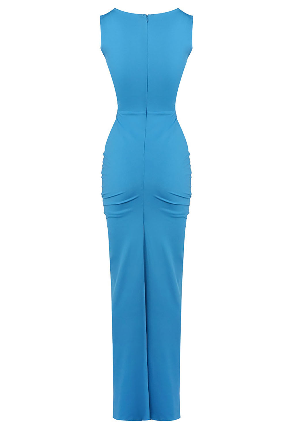 Drape Disconnect Cut Out Maxi Dress