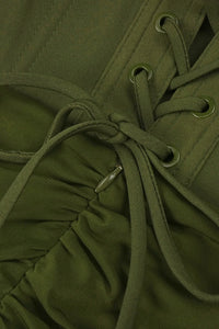Draped Halterneck Maxi Dress