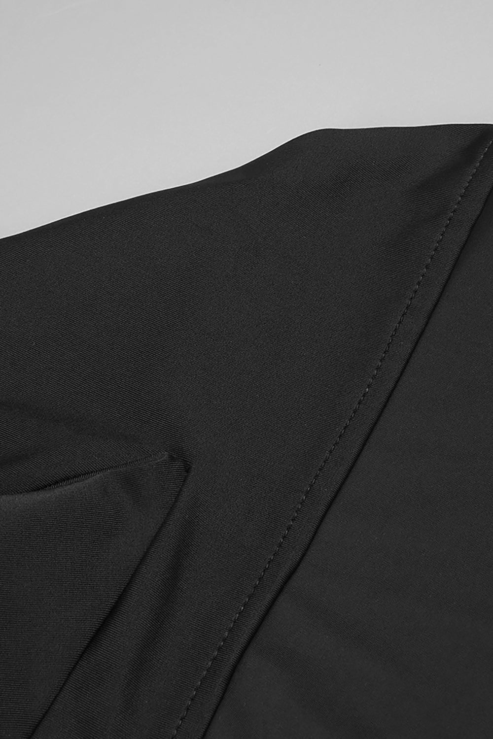 Draped Open Back Gown