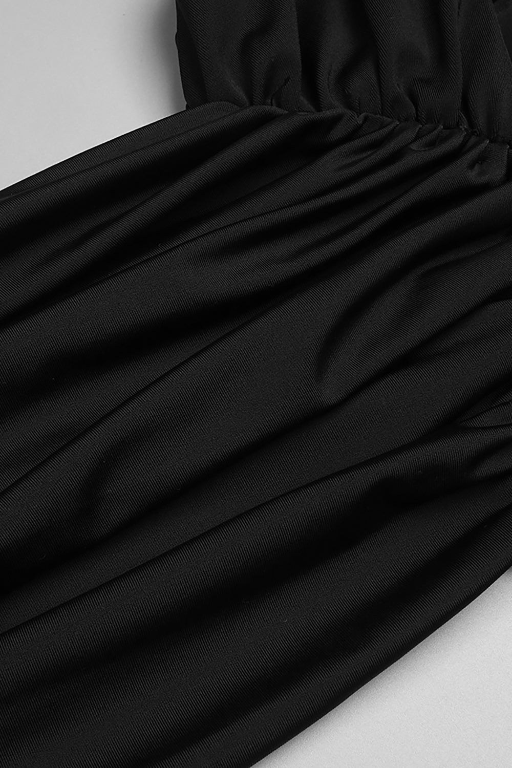 Draped Open Back Gown