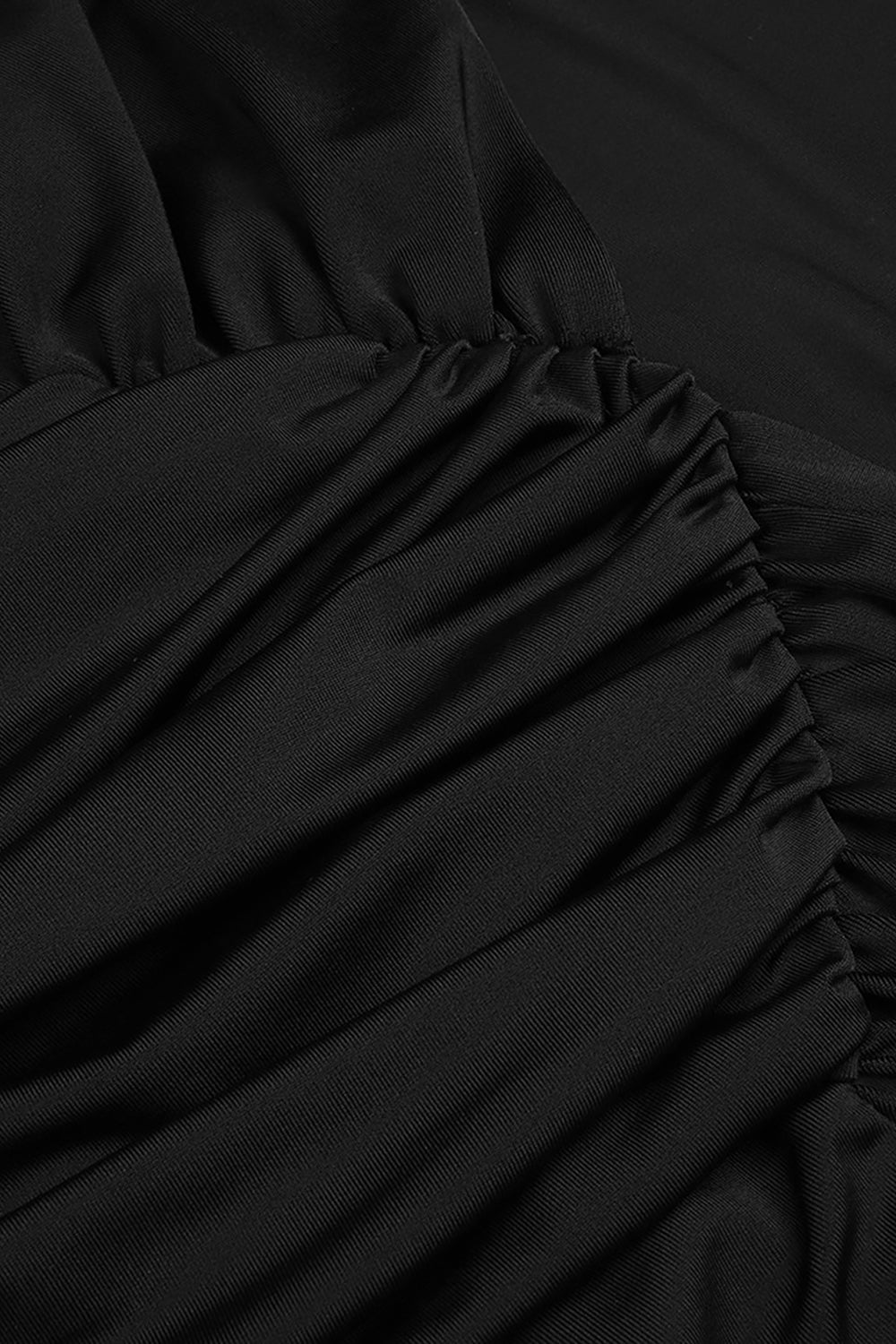 Draped Open Back Gown