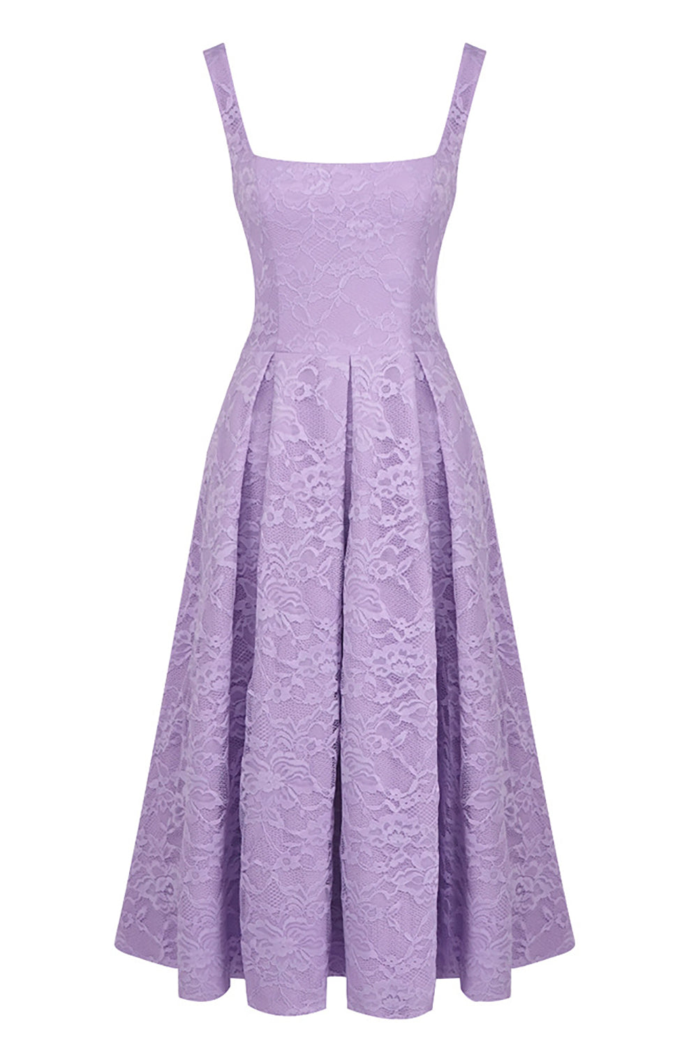 Floral Burnout Bridesmaid Dress in Lavender  CHICIDA