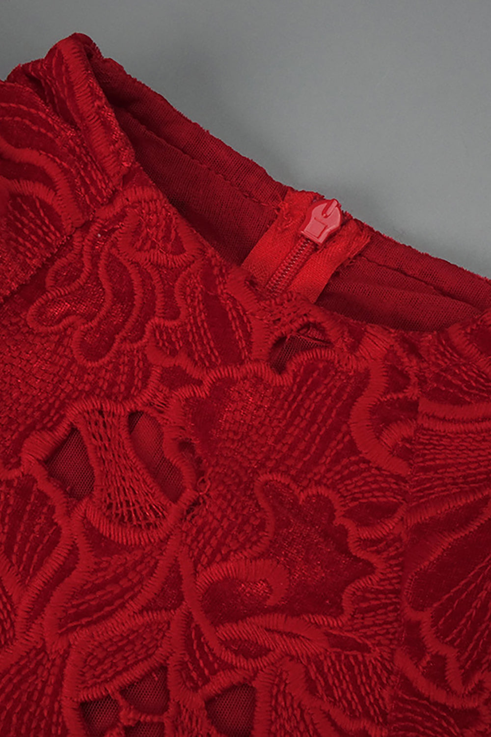 Floral Embroidered Mini Dress