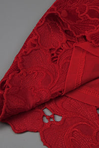 Floral Embroidered Mini Dress