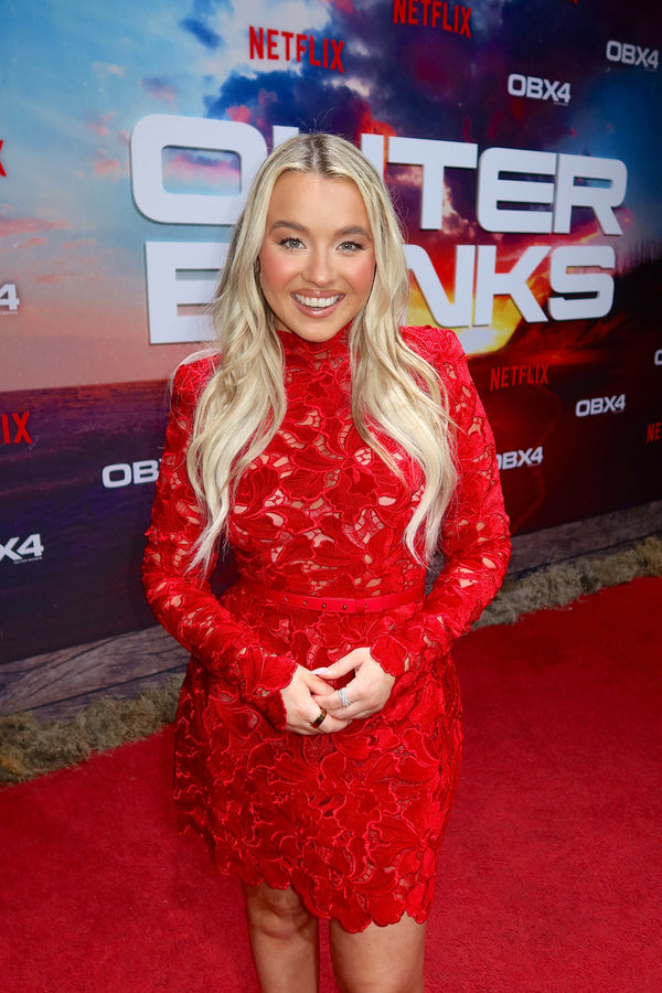 Floral Embroidered Mini Dress