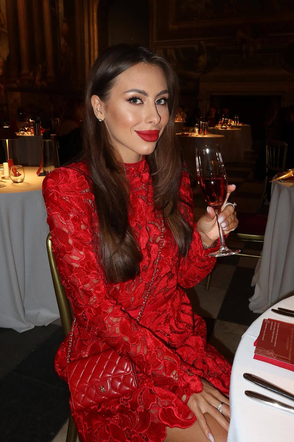 Floral Embroidered Mini Dress