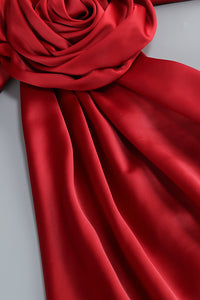 Flower Halter Draped Bridal Gown