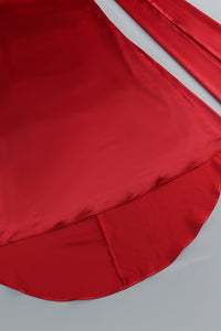 Flower Halter Draped Bridal Gown