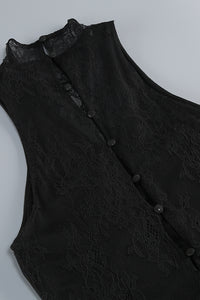 Flower Plunge Cowl-Neck Maxi Dress