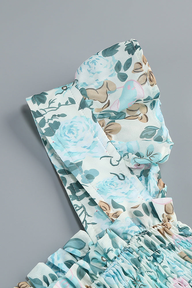 Flutter Sleeve Midi Dress