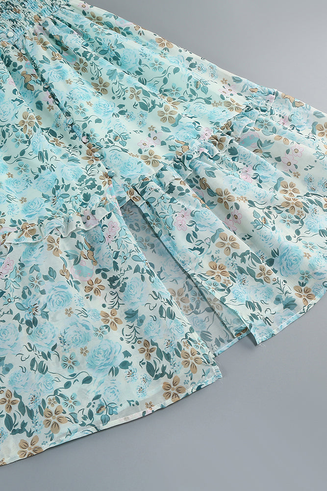 Flutter Sleeve Midi Dress