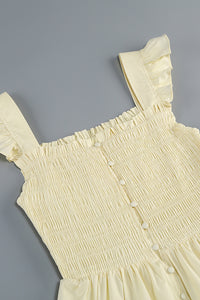 Flutter Sleeve Midi Dress