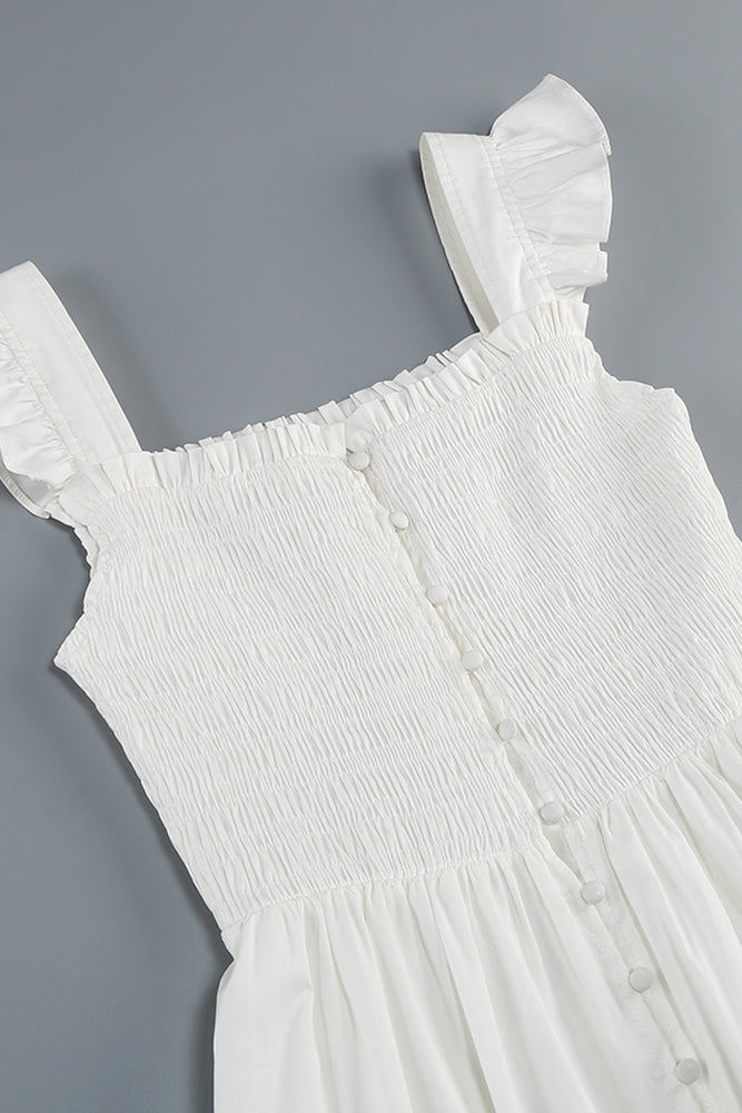 Flutter Sleeve Midi Dress