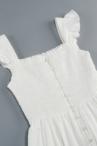 Flutter Sleeve Midi Dress