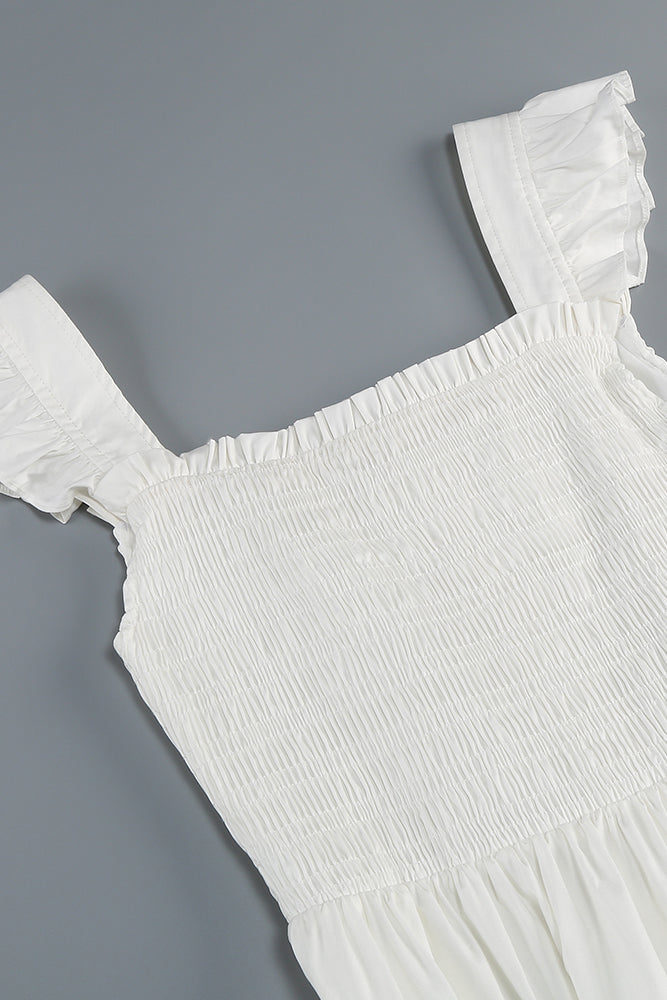 Flutter Sleeve Midi Dress