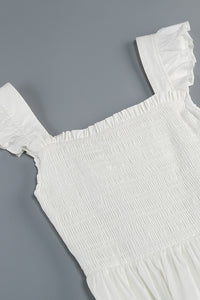 Flutter Sleeve Midi Dress