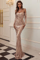 Mesh Mermaid Sequin Wedding Dresses - Chicida