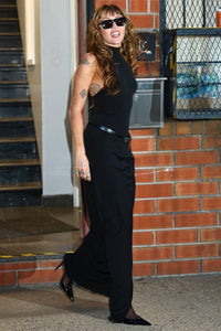 Halter-neck Form-Fitting Belt Dress