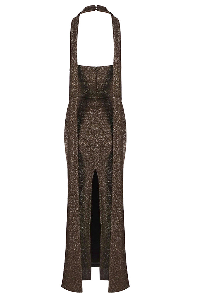 Halter-neck Maxi Dress