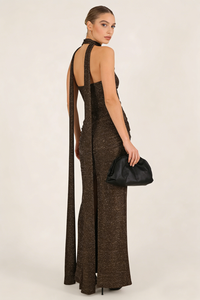 Halter-neck Maxi Dress
