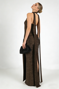 Halter-neck Maxi Dress
