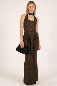Halter-neck Maxi Dress