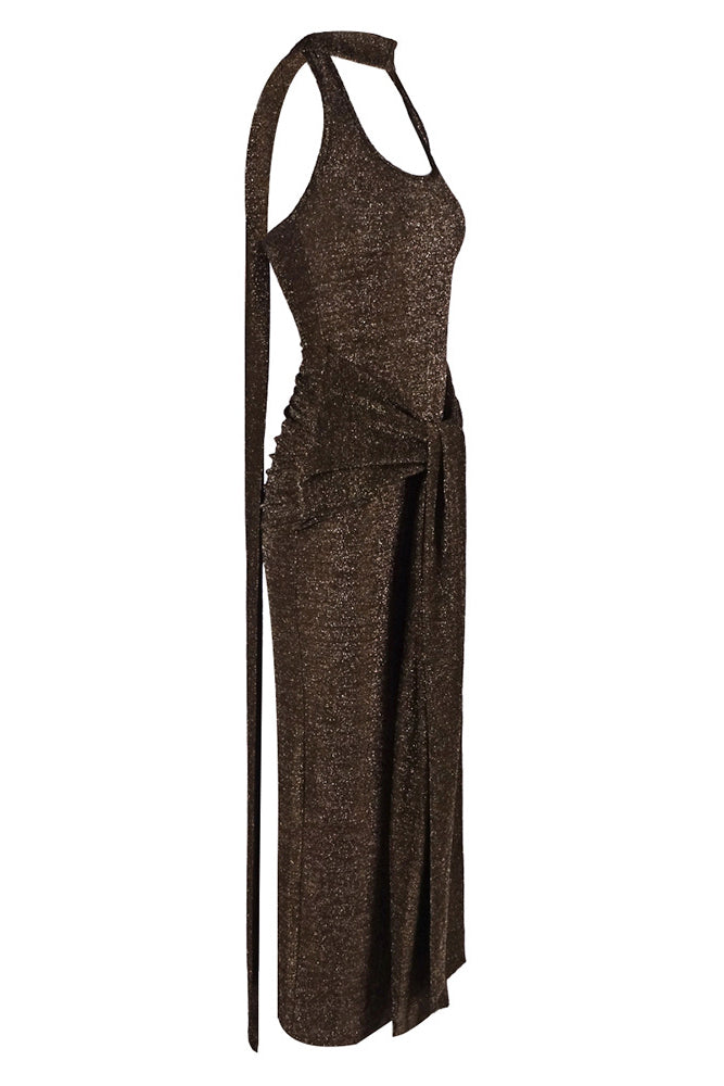 Halter-neck Maxi Dress