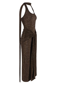 Halter-neck Maxi Dress