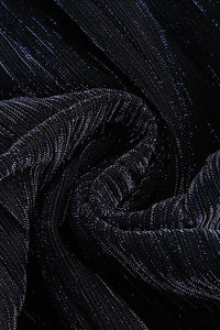 Halter-neck Ring-detail Pleated Maxi Dress