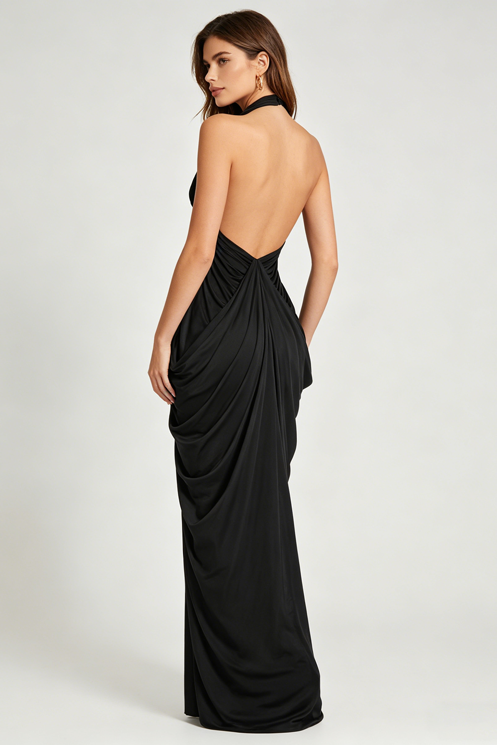 cascade silk maxi dress Cascade Silk Maxi Dress