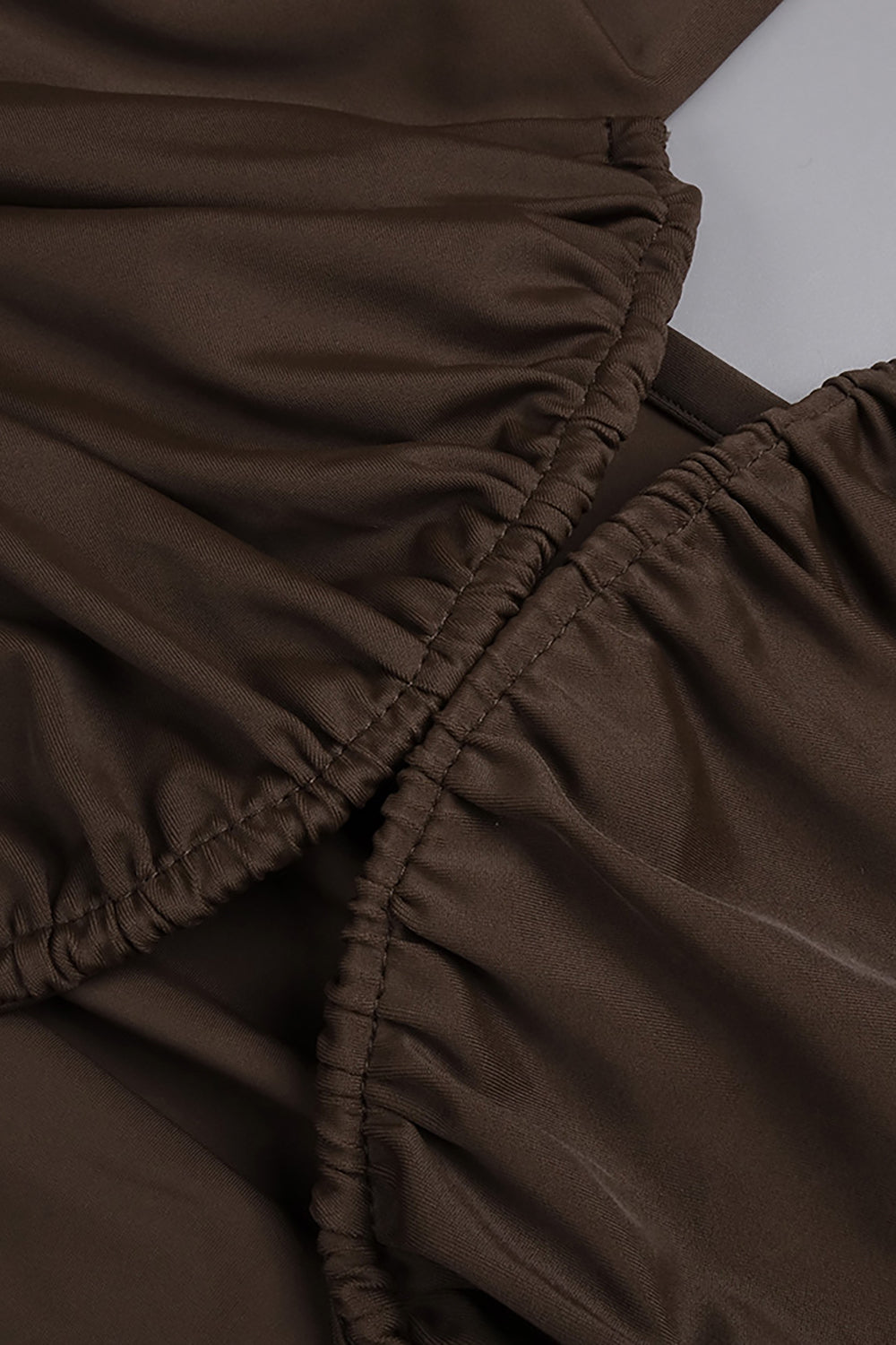 Halter Cross Neck Cut Out Gown