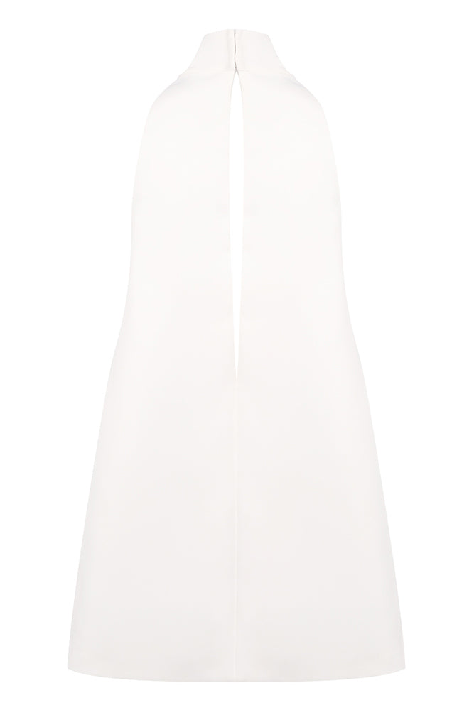 Halter Hollow Out Mini Dress