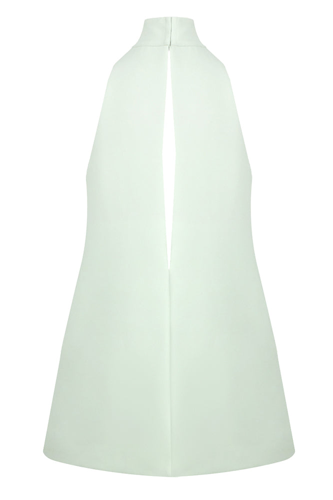 Halter Hollow Out Mini Dress