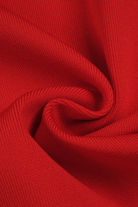 Halter Hollow Out Maxi Bandage Dress