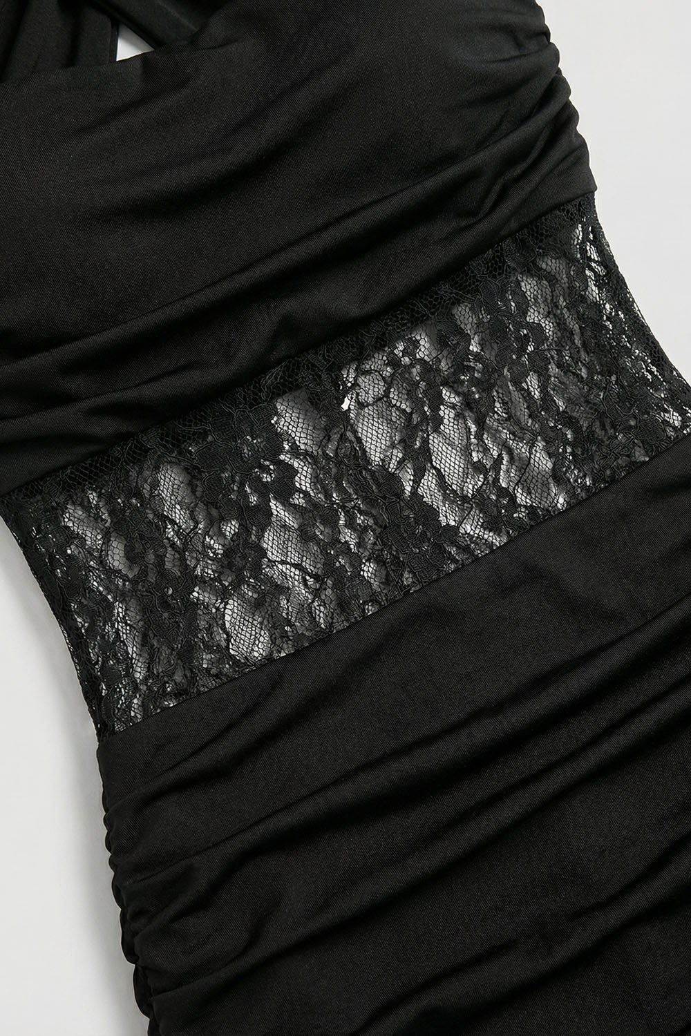 Halter Neck Lace Maxi Dress