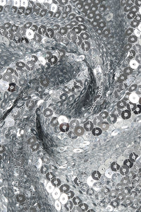 Halter Neck Sequin Maxi Dress