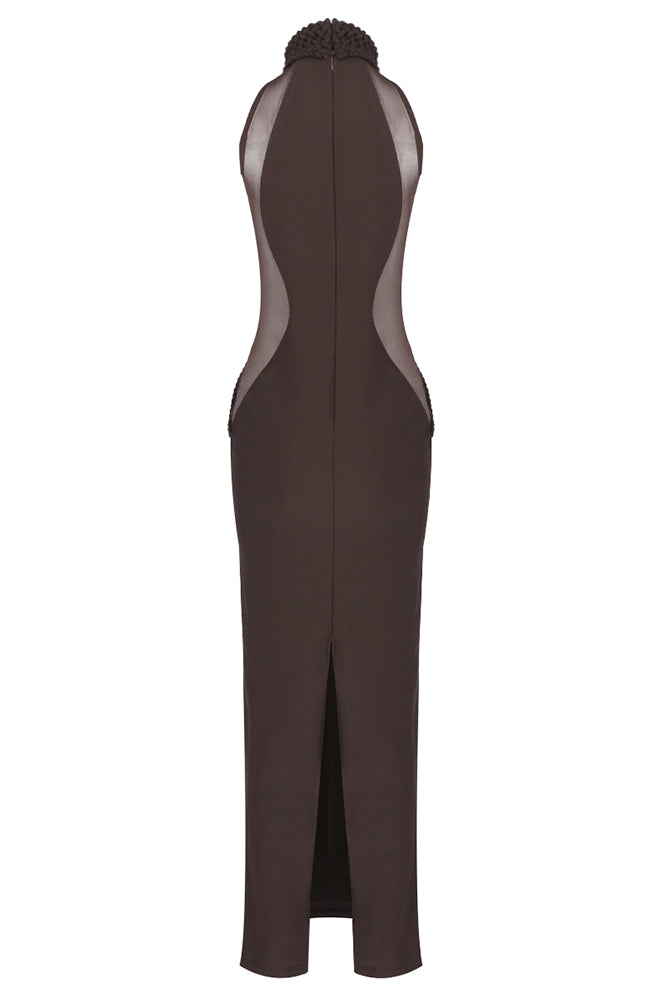 Halter Neck Sleeveless Gown