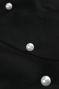 Halter Pearl Polka Dots A-line Dress