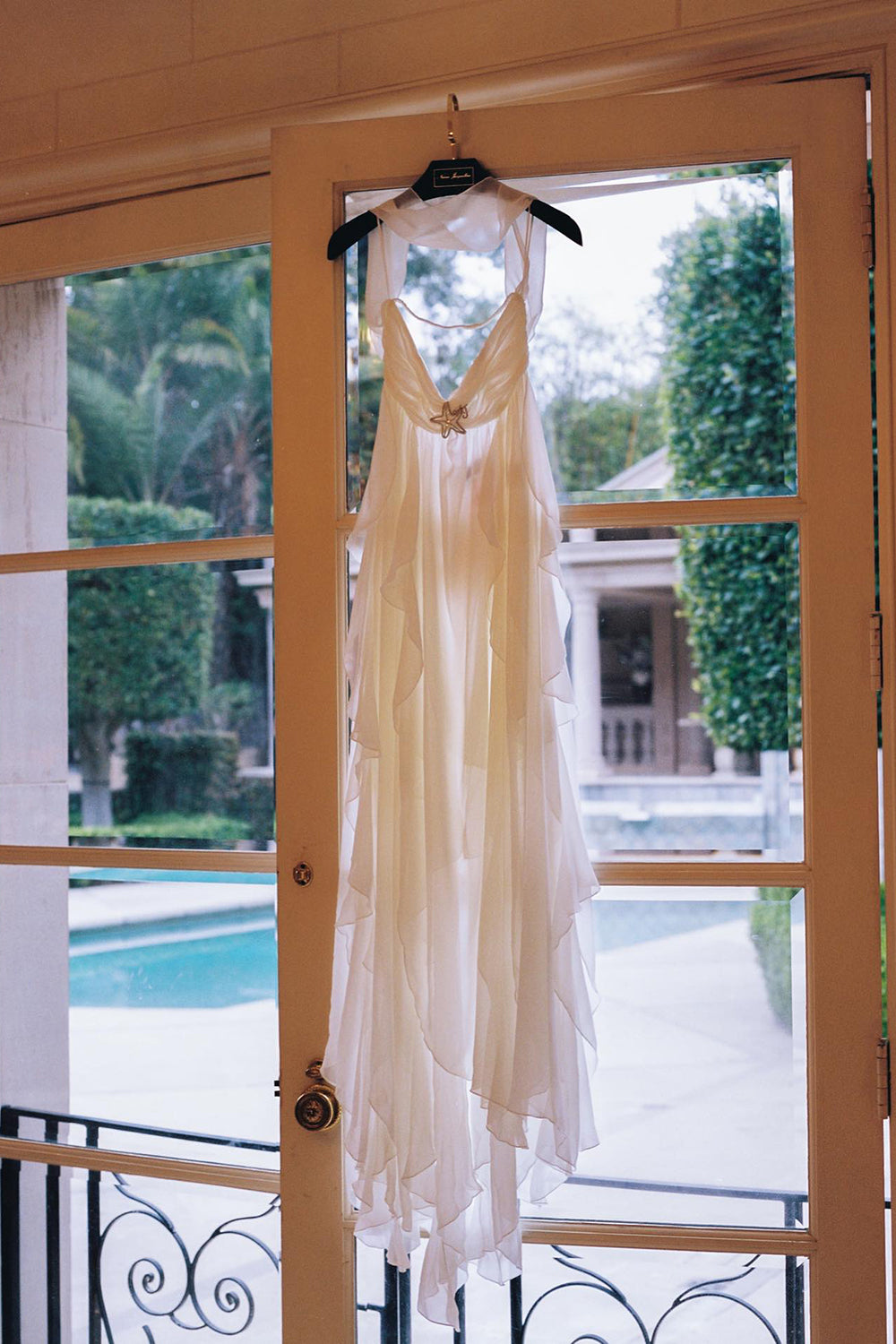 Halter Backless Ruffle Maxi Dress