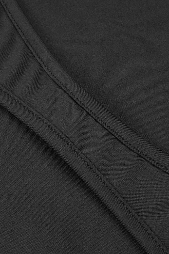 Halter Backless Colorblock Pleated Maxi Dress