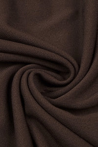 Halter Backless Gathered Dress in Bronze