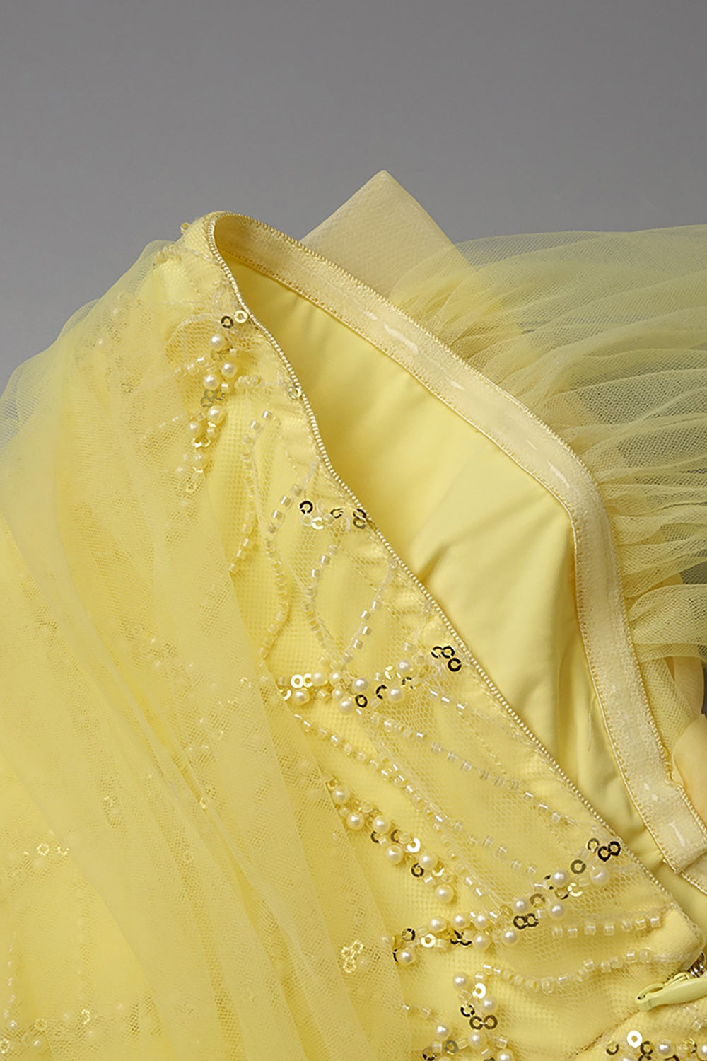 Halterneck Bowknot Beaded Gown