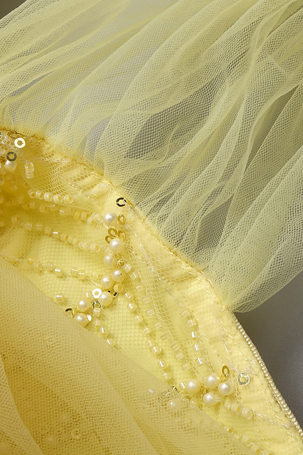 Halterneck Bowknot Beaded Gown