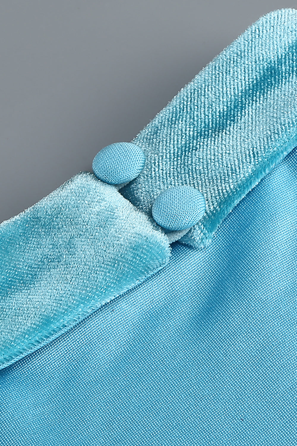 Halterneck Fringe Velvet Dress