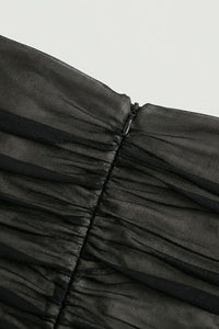 Halterneck Ruched Maxi Dress