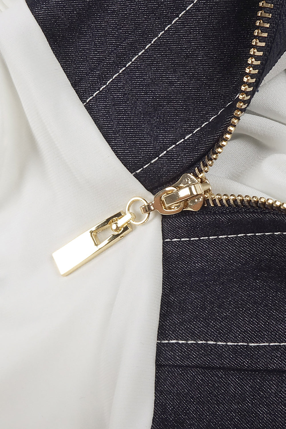 Halterneck White and Black Corset Maxi Dress