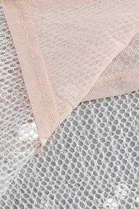 Handmade Sequin Chain Semi Sheer Dress