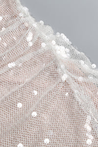 Handmade Sequin Chain Semi Sheer Dress