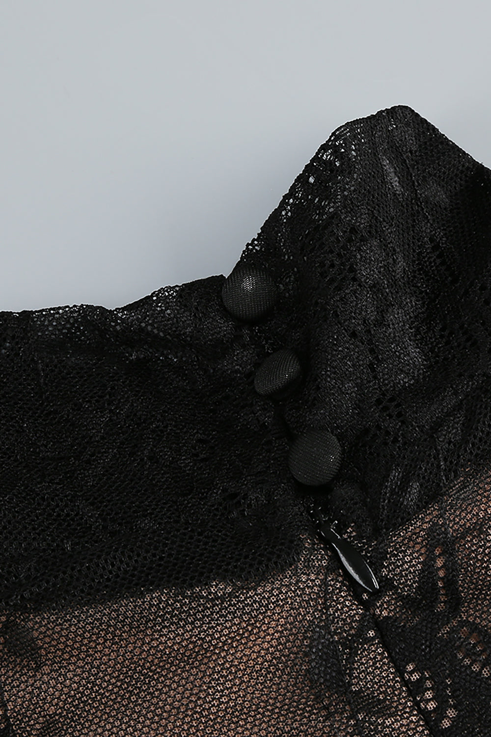 Lace Crystal Embellished Draped Dress In Black