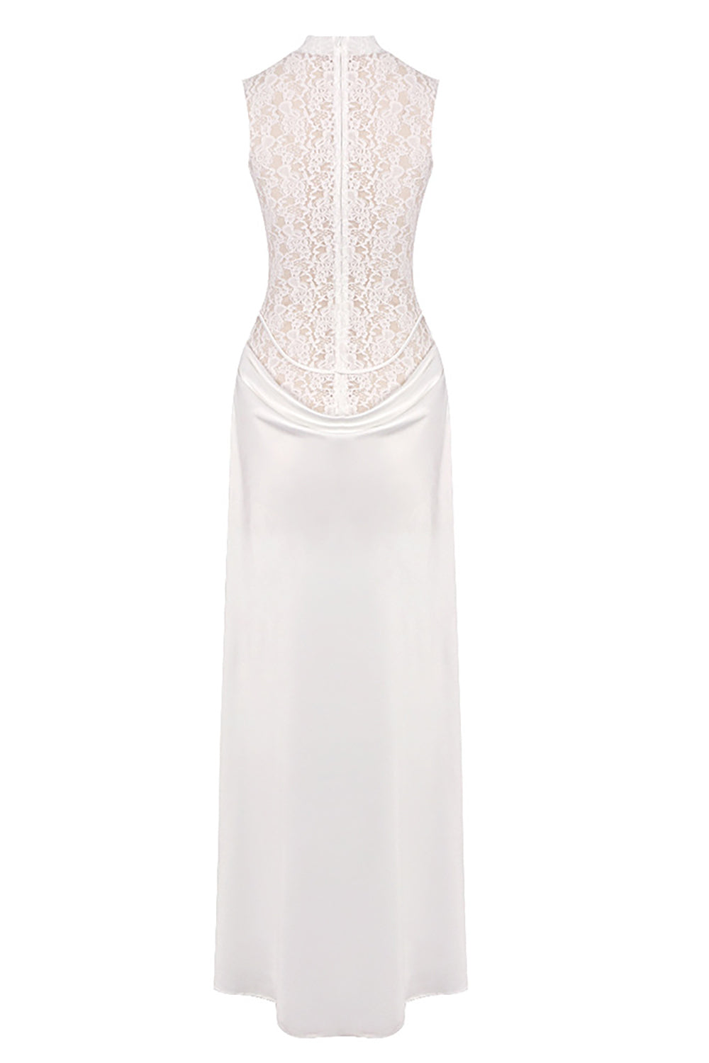 Lace Floral Embellished Maxi Dress